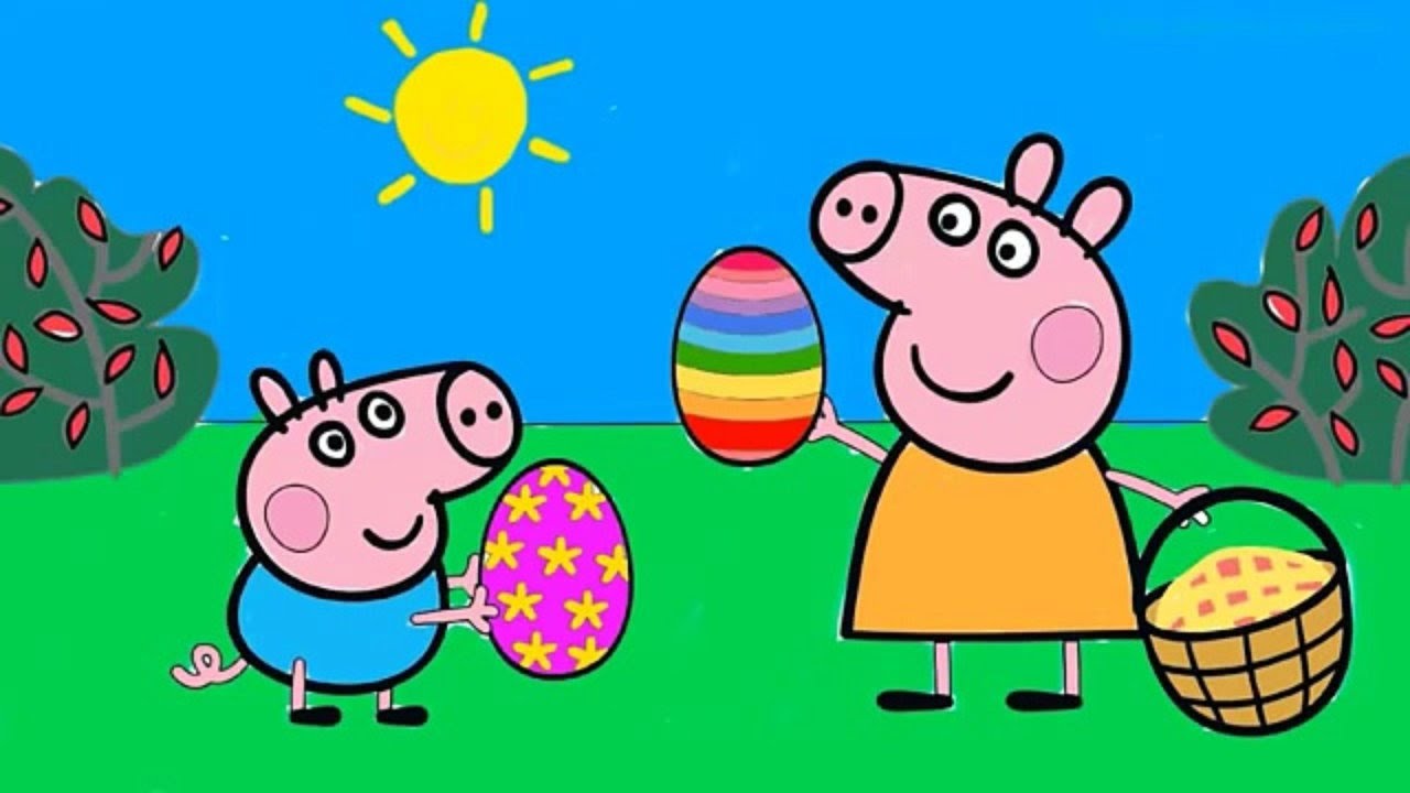 Peppa Pig Colours Episode I Peppa Pig Coloring Pages For