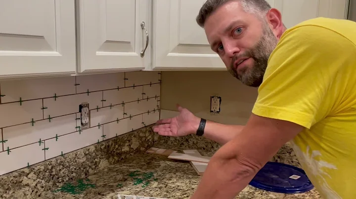 Installing Subway Tile as Kitchen Backsplash