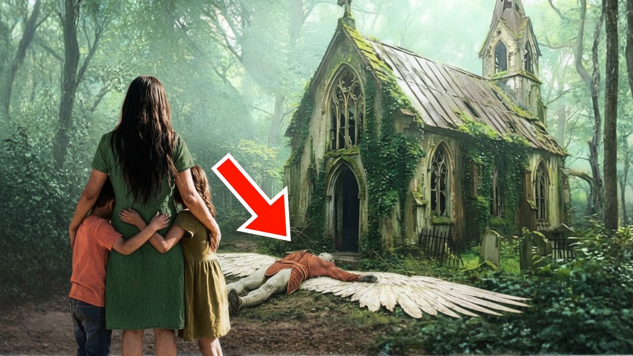 Văduva a văzut o biserică misterioasă abandonată în pădure iar când a intrat a descoperit asta
