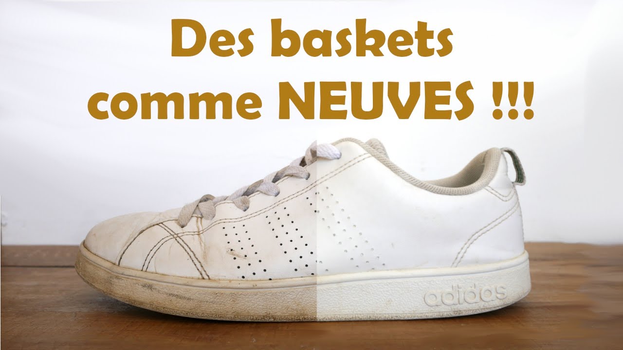 Chaussures Blanches crème de Nettoyage détachant Chaussures blanchissant crème  nettoyante Tout Usage avec éponge essuyée pour Chaussures Baskets