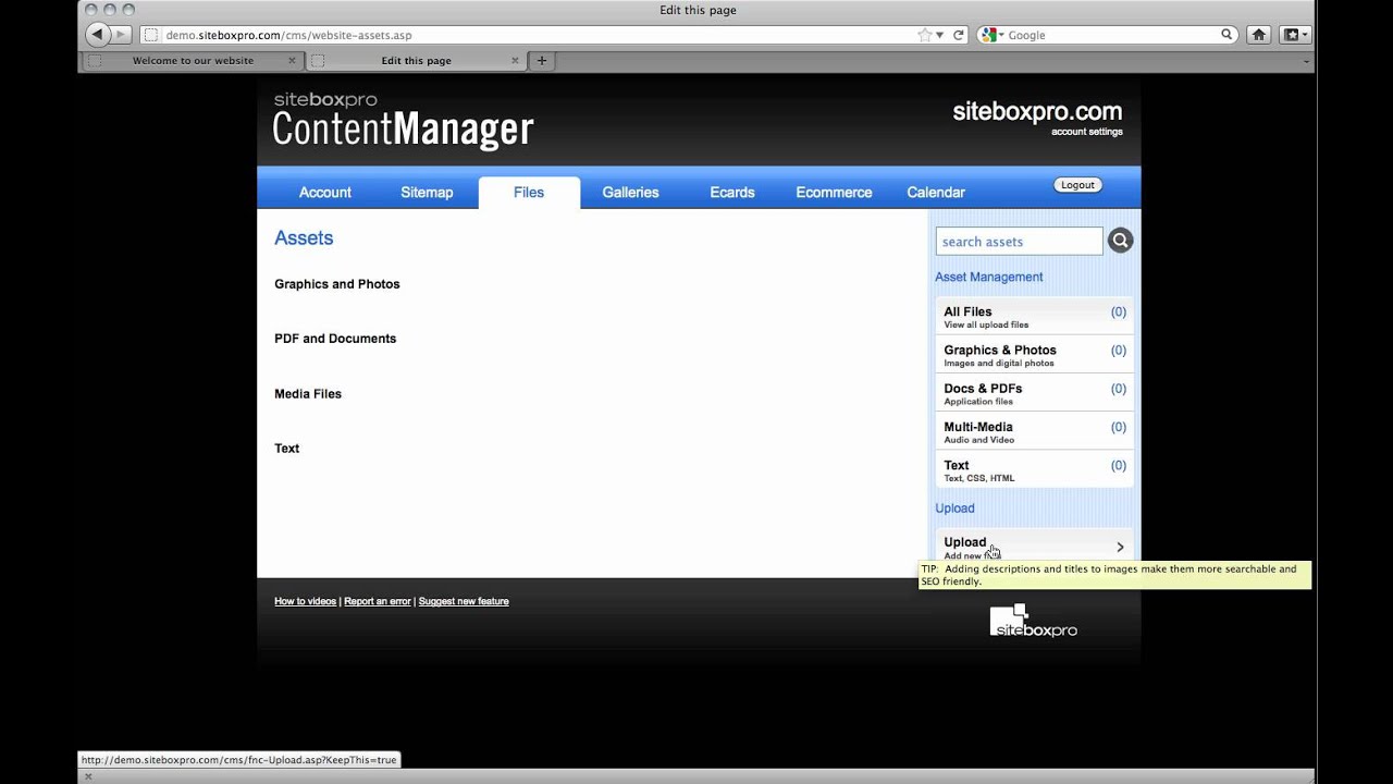 Getting to know the Siteboxpro CMS Interface_ Tutorial.mp4