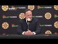 Sturm addresses the media following 5-2 loss vs. WSH