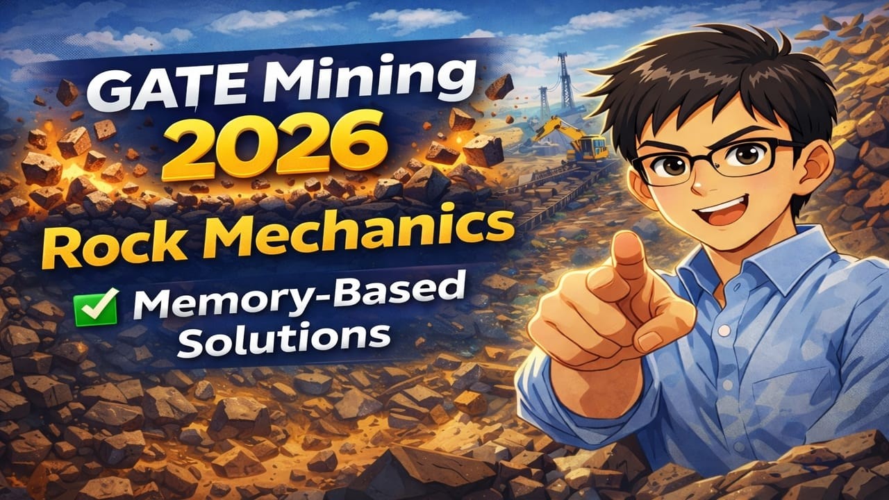 Rock Mechanics Memory Questions Solved | GATE Mining 2026 | MeritPlus ...