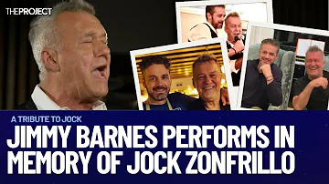 Jimmy Barnes Performs Scottish Song In Memory Of His Friend, Jock Zonfrillo