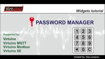 Virtuino Password Manager tutorial