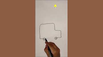 Easy Ambulance Drawing | How to Draw Ambulance🚑 #shorts