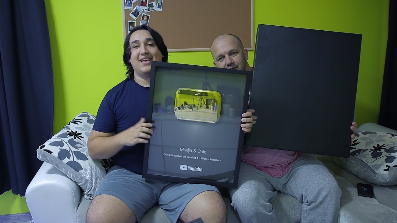GOLDEN PLAY BUTTON ! - YouTube