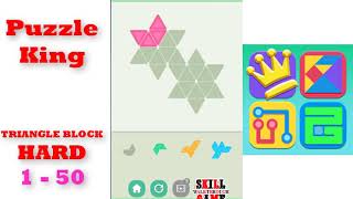 Puzzle King | Triangle Block | HARD | Level 1-1 to 1-50 | Walkthrough screenshot 5