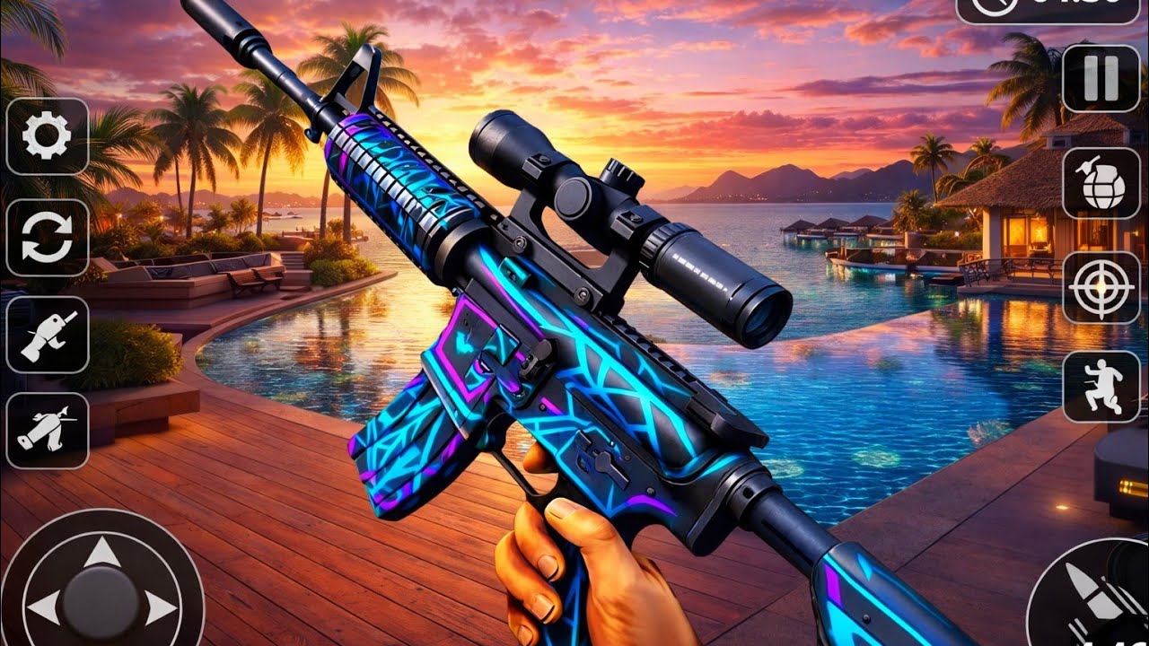 Gun Strike FPS Shooting Game😎 - Banduk Wala Goli Wala Game - Android GamePlay 🎮