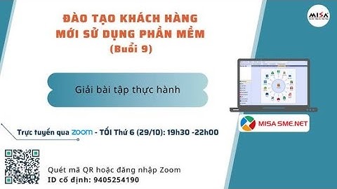 Bài tập thực hành kế toán trên phần mềm misa năm 2024