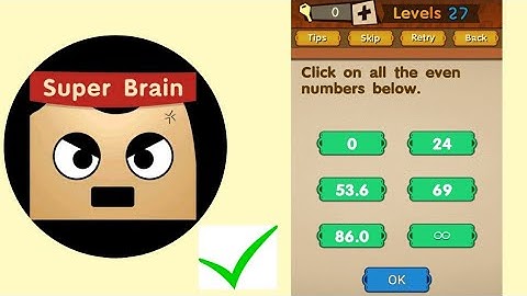 Super Brain level 21,22,23,24,25,26,27,28,29,30 walkthrough