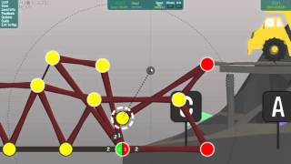 Poly Bridge - Workshop - [Diagonal Lift] single hydraulic