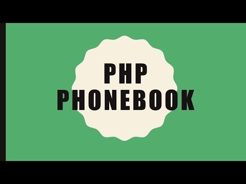 07 PhoneBook using PHP ( Update Part ) Finish