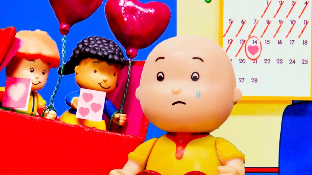 Caillou and Valentine's Day | Caillou Cartoon - YouTube