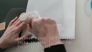 Ideoita Kotona Harrastamiseen-Motivaatiojuliste