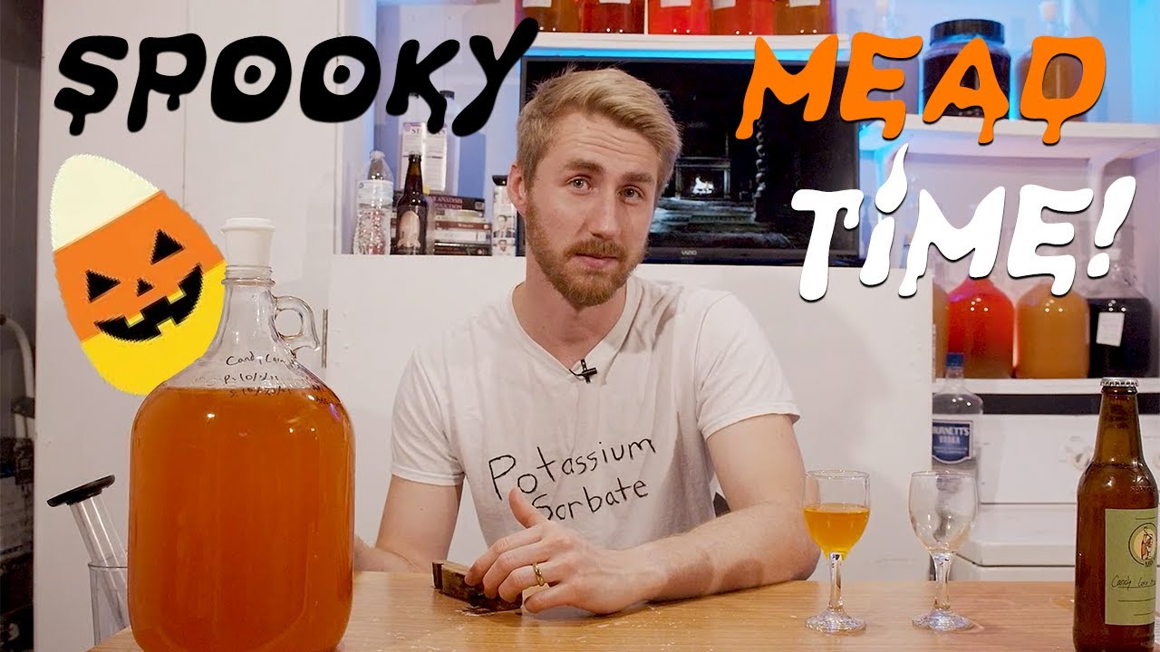 A Spooky Halloween Mead Recipe (Candy Corn Mead) YouTube