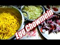 Street style egg chowmein