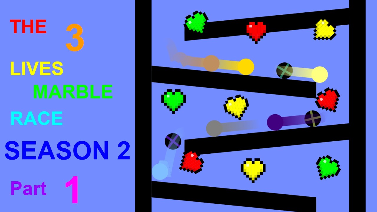 The 3 Lives Marble Race Season 2 Part 1