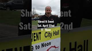 Free Paper Shredding Event this Saturday