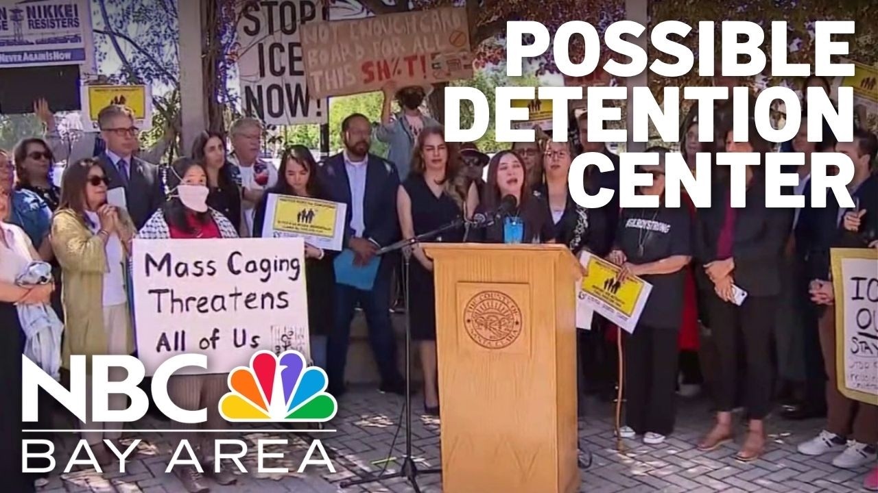 Concerns grow over proposed ICE detention center near Gilroy - YouTube