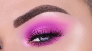 Morphe x Jaclyn Hill Palette Volume 2 | Pink/Purple Monochromatic Eyeshadow Tutorial