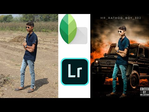 Snapseed Background Change Photo Editing ||Then Edit Photo In Lightroom ||  Full Hd Car Background. - YouTube