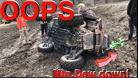 B-rad breaks his RZR, flips it and just keeps going!