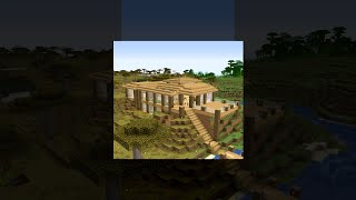 My First Starter House in Survival Minecraft... [Survival Series] #shorts #minecraft