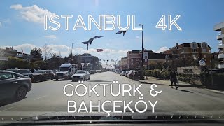 Istanbul 4K Drive from Göktürk to Bahçeköy District - City Sightseeing