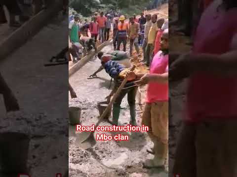 Upper Nkongho Mbo Road Construction By The YOUNG STRUGLERS FC A Group Of 13th Members Bronstage 