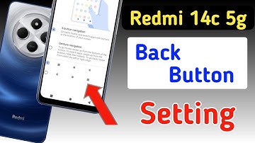 Redmi 14c 5g back button setting | Redmi 14c 5g me back button kaise lagaye/navigation key setting