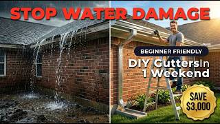 I Installed My Own Rain Gutter System For Under $500 (Step-By-Step)