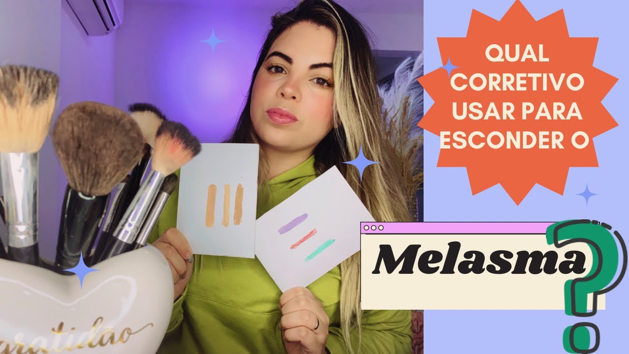 Corretivo laranja ou lilás para cobrir MELASMA? Vem que eu te ensino! 🙌 ...