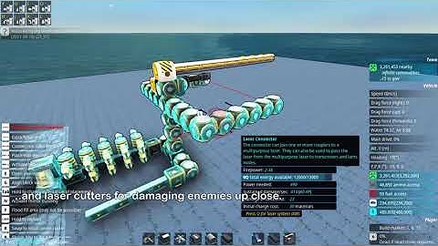 From The Depths simple laser tutorial(look ma, no ammo!)