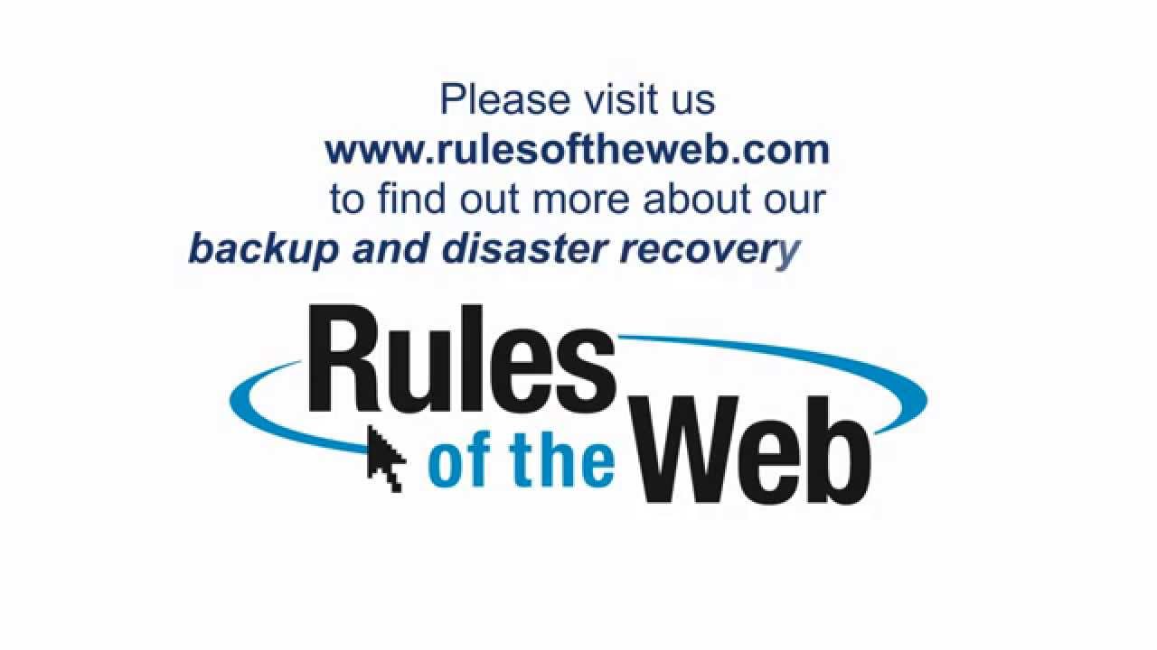 backup and disaster recovery