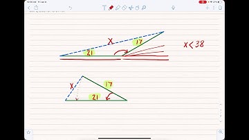 Geom Finding the possible lengths of the third side of a triangle