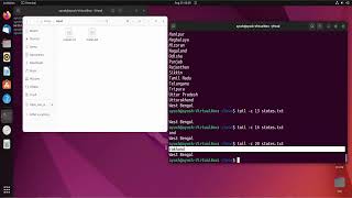 How to display the last part of the file in the Linux system?