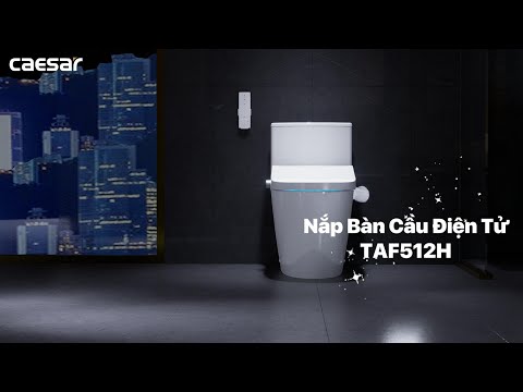 Video Nắp bồn cầu điện tử Caesar TAF512H