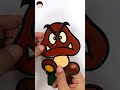 Super Mario Mushroom With Jelly | Coloring Super Mario Bros Mushroom Toad #shorts