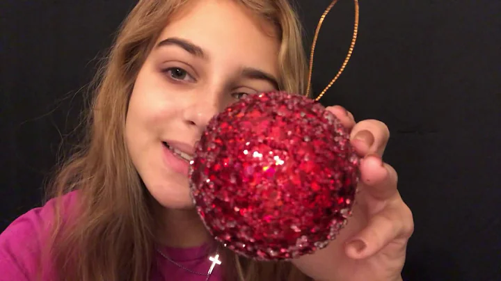 ASMR | Tapping and Scratching on Christmas Ornaments 🎁 | Whispering