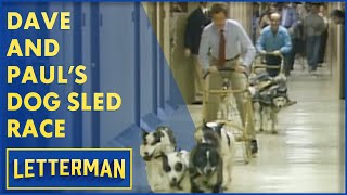 Dave and Paul's Dog Sled Race | Letterman