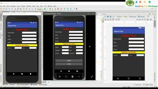 Linear Layout with Horizontal and Vertical Orientation in the android studio part-2
