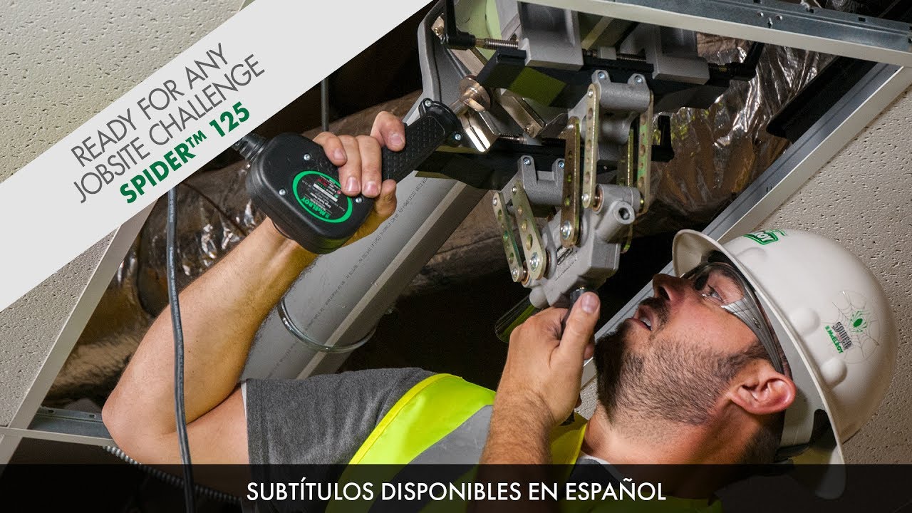 Spider 125 for Mechanical / HVAC / Plumbing - McElroy