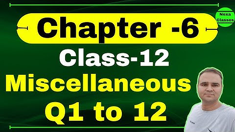 One Shot, Miscellaneous Chapter6, Integration, Class 12 Math | Class 12, Miscellaneous,