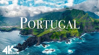 FLYING OVER PORTUGAL (4K UHD) - Relaxing Music Along With Beautiful Nature Videos - 4K Video HD