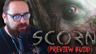 We Got To Play SCORN Early! SCORN Preview Gameplay #scorn