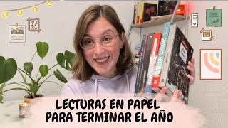 QUIERO LEERLOS ANTES DE FINAL DE AÑO