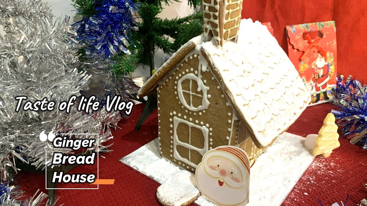 Gingerbread House Recipe | How to make a Gingerbread House (video by Taste of life vlog) content media