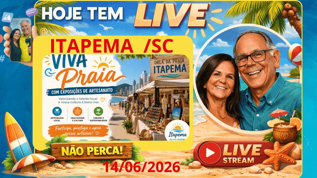 ITAPEMA / SC  VIVA PRAIA ORLA CENTRAL     14/06/2026         9:00 hr