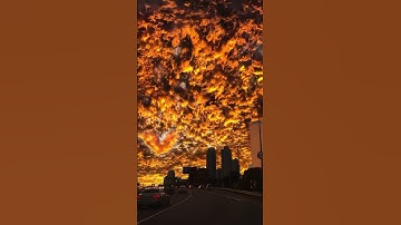 Beautiful Orange Clouds